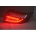 Toyota Vios 14- Black Face Light Bar LED Tail Lamp